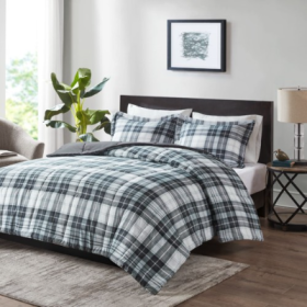 Scotchgard Down  All Season Comforter Set (Option: Navy grey-Twin)